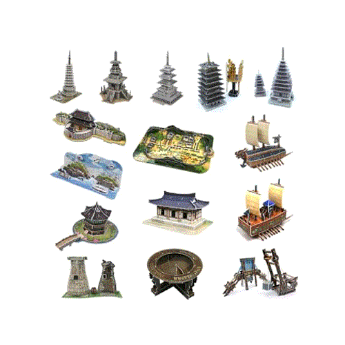 D-크래커플러스 3D입체퍼즐- 우리나라 문화유산시리즈 15종 퍼즐세트