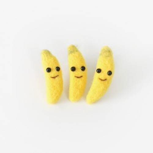 [펠트친구] 양모장식-바나나[2065]