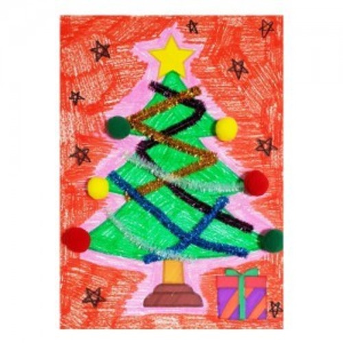 만들기대장[만들기그림]크리스마스 츄리나무 표현하기