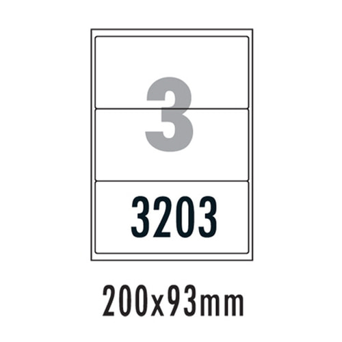 [폼텍]물류관리용라벨 LS-3203(100매/3칸)