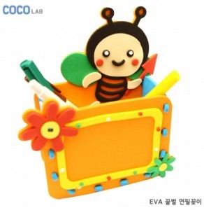 코코랩 EVA 꿀벌 연필꽂이