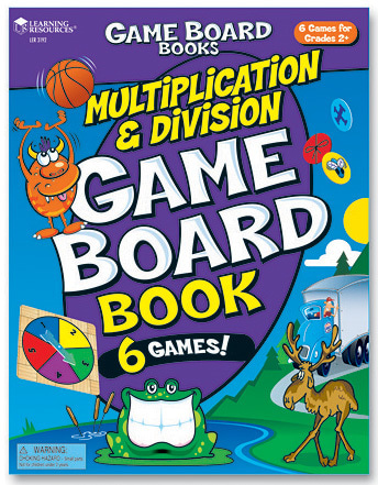[러닝리소스] EDU 3192 게임 보드북) 곱셈, 나눗셈 Game Board Book - Multiplication &amp; Division