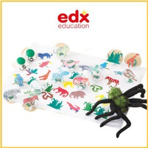 edx 정글 동물 스탬프