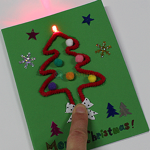 내가 꾸미는 LED 크리스마스 카드 만들기 (5인용)