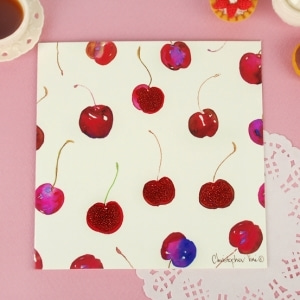 [디자인소품] Cherries Card