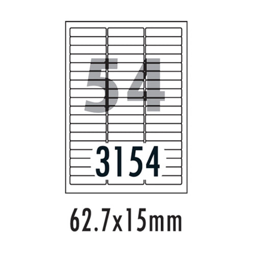 [폼텍]분류표기용라벨 LS-3154 (100매/54칸)