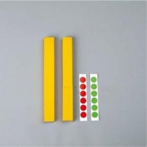 [교육과학] 극표시없는노란색막대자석(대)- 2개1조_24181