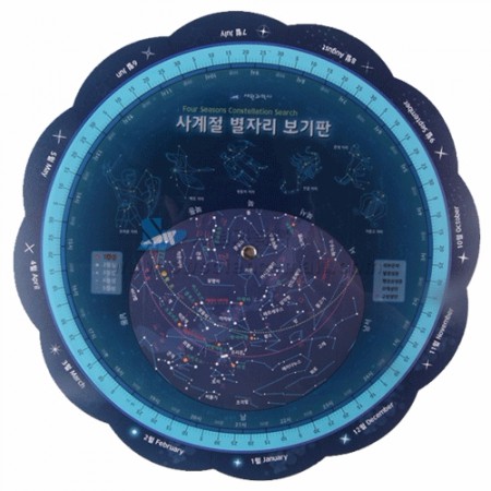 [STEAM과학] 꽃모양 사계절 별자리보기판(완성품)_57748