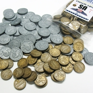 리틀램스쿨 영어교구 미국 동전 Bundle(US Real Currency)