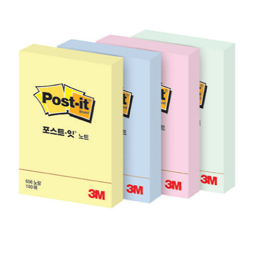 [3M] 포스트잇 656 100매(51*76mm)[2111210]노랑