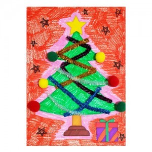 만들기대장[만들기그림]크리스마스 츄리나무 표현하기
