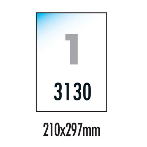 [폼텍]분류표기용광택라벨 LB-3130 (100매/1칸)