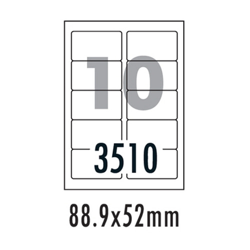 [폼텍]분류표기용라벨 LS-3510 (100매/10칸)
