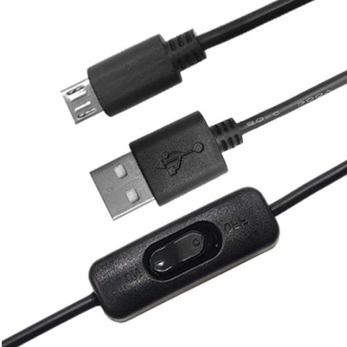 PH USB 온오프 전원 케이블 중간 스위치 5핀 마이크로 1.35 무드등
