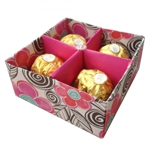 [종이공예] &quot;감성쫑이&quot; 사랑가득! 초콜렛 상자(5개묶음)