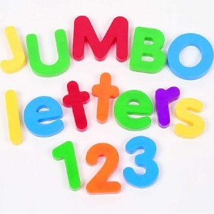 [러닝리소스] EDU 1455 점보자석문자3종세트 Jumbo Magnetic Letters &amp; Numbers Combo Set
