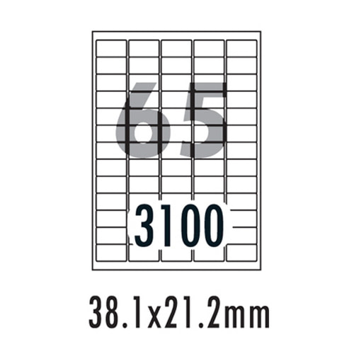 [폼텍]바코드용라벨 LS-3100 (100매/65칸)