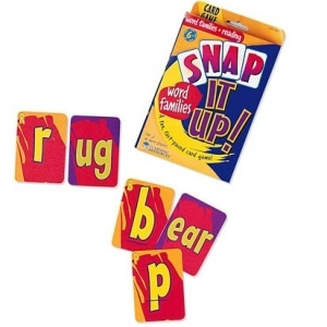 (러닝리소스) EDU 3043 스냅잇업카드게임- 파닉스와리딩 Snap It Up! Card Games- WordFamilies&amp;Reading