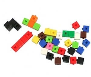 [러닝리소스] EDUC 7134 큐브 Linking Cubes 1㎝ (10 Colors/1,000개)