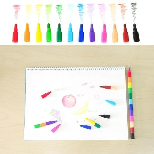 1000롱블록 색연필