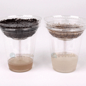 장소에 따른 흙의 특징 비교(물빠짐,부식물)(1인용 포장)