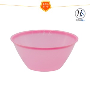 분홍색 큰그릇