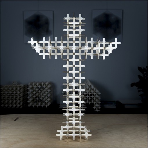 GEOMETREE 지름 50mm 십자 블록 1통으로 십자가 만들기